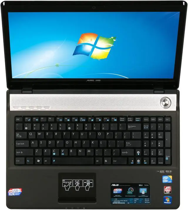 Alt view image 6 of 8 - ASUS Laptop N61 Series Intel Core i7-720QM 4GB Memory 500GB HDD ATI Mobility Radeon HD 5730 16.0" Windows 7 Home Premium 64-bit N61JQ-A1