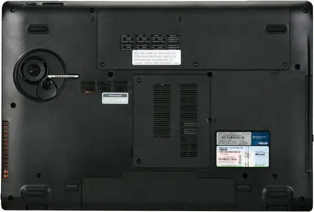 Alt view image 7 of 8 - ASUS Laptop Intel Core i7-720QM 4GB Memory 640GB HDD ATI Mobility Radeon HD 5730 17.3" Windows 7 Home Premium 64-bit N71JQ-A1