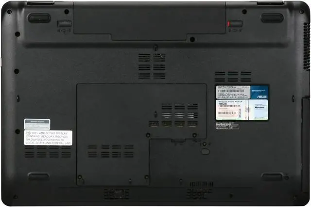 Alt view image 7 of 8 - ASUS Laptop K72 Series Intel Core i3-350M 4GB Memory 500GB HDD Intel HD Graphics 17.3" Windows 7 Home Premium 64-bit K72F-A1