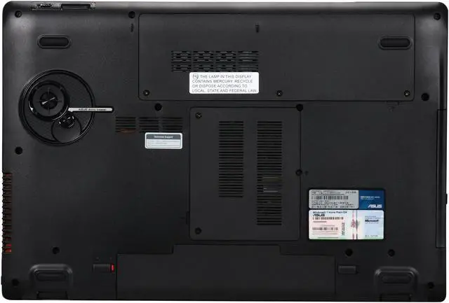 Alt view image 6 of 7 - ASUS Laptop Intel Core i7-720QM 4GB Memory 500GB HDD ATI Mobility Radeon HD 5730 17.3" Windows 7 Home Premium 64-bit N71JQ-X1