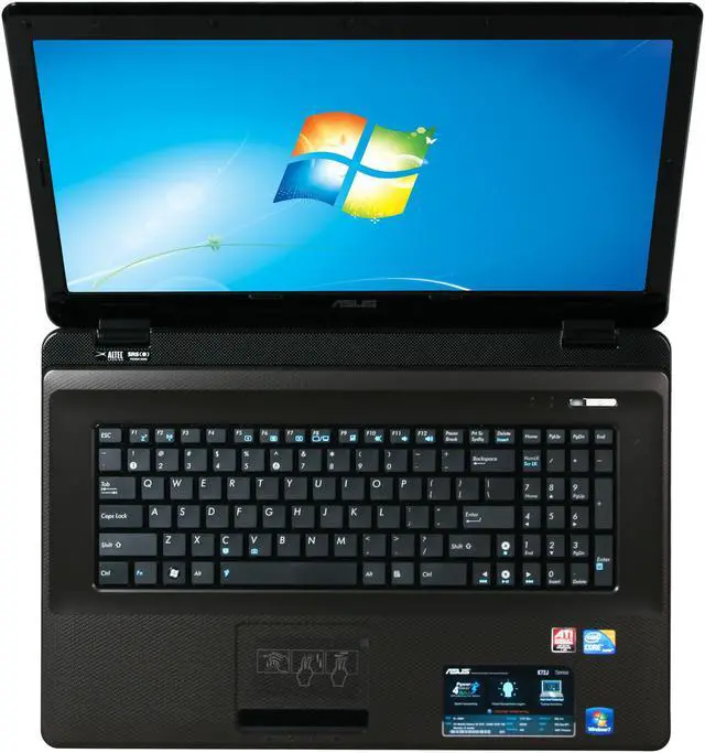 Alt view image 6 of 8 - ASUS Laptop K72 Series Intel Core i5-430M 4GB Memory 500GB HDD ATI Mobility Radeon HD 5470 17.3" Windows 7 Home Premium 64-bit K72JR-X1