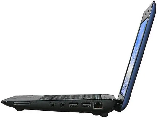 Alt view image 2 of 7 - ASUS Eee PC 1005HAB-RBLU001X Navy Blue Intel Atom N270(1.60 GHz) 10.1" 1GB Memory 160GB HDD Netbook