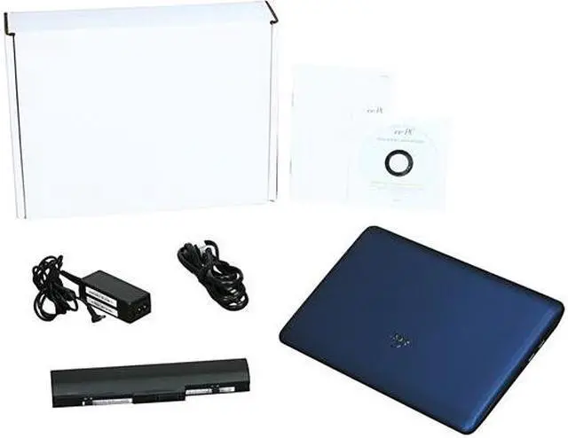 Alt view image 7 of 7 - ASUS Eee PC 1005HAB-RBLU001X Navy Blue Intel Atom N270(1.60 GHz) 10.1" 1GB Memory 160GB HDD Netbook
