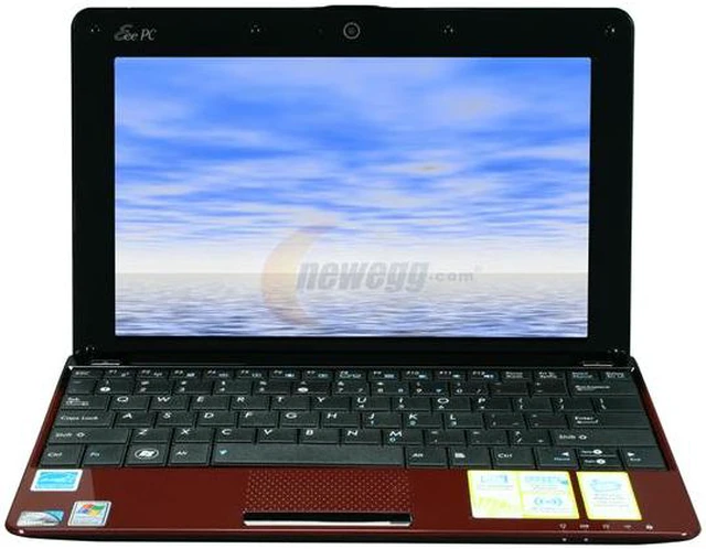 Alt view image 3 of 7 - ASUS Eee PC 1005HAB-RRED001X Red Intel Atom N270(1.60 GHz) 10.1" 1GB Memory 160GB HDD Netbook