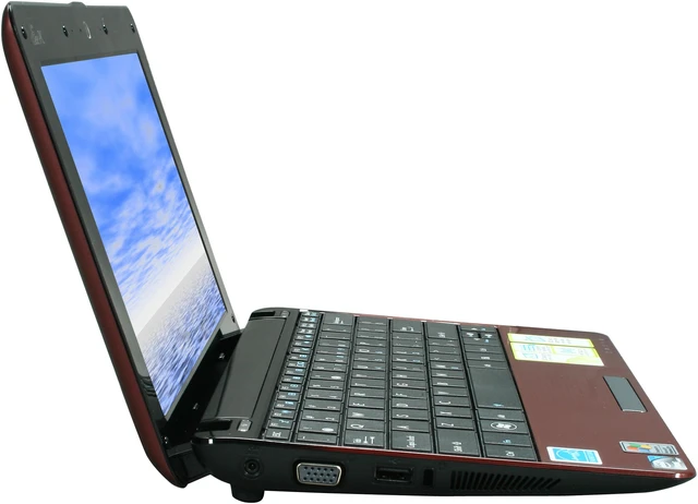 Alt view image 4 of 7 - ASUS Eee PC 1005HAB-RRED001X Red Intel Atom N270(1.60 GHz) 10.1" 1GB Memory 160GB HDD Netbook