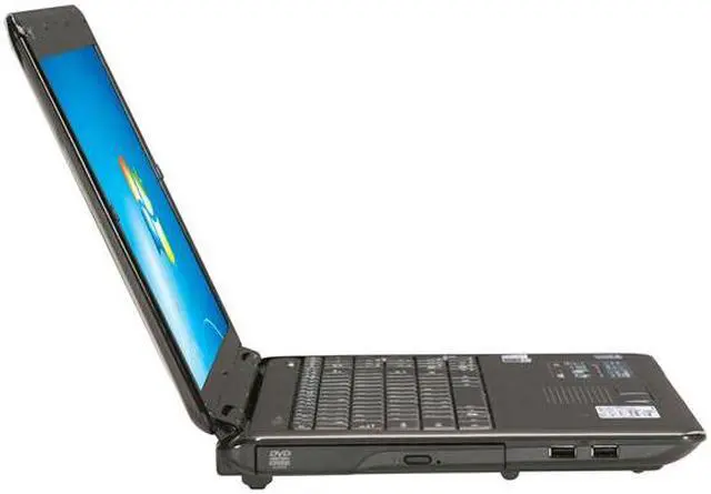 Alt view image 4 of 8 - ASUS Laptop Intel Pentium T4500 4GB Memory 320GB HDD NVIDIA GeForce GT 320M 15.6" Windows 7 Home Premium 64-bit K50ID-X3