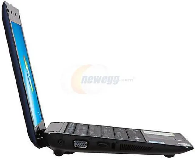 Alt view image 4 of 7 - ASUS Eee PC 1005HAB-RBLU005S Midnight Blue Intel Atom N270(1.60 GHz) 10.1" 1GB DDR2 Memory 160GB HDD Netbook