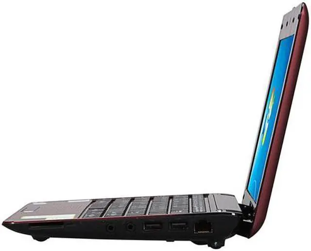 Alt view image 2 of 7 - ASUS Eee PC 1005PEB-RRED01S-FR Red Intel Atom N450(1.66 GHz) 10.1" 1GB DDR2 Memory 250GB HDD Netbook