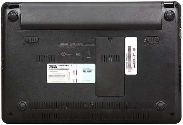Alt view image 6 of 7 - ASUS Eee PC 1005PEB-RRED01S-FR Red Intel Atom N450(1.66 GHz) 10.1" 1GB DDR2 Memory 250GB HDD Netbook