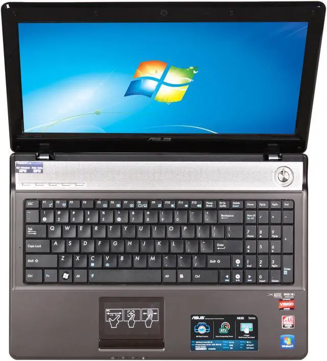 Alt view image 6 of 8 - ASUS Laptop AMD Phenom II P920 4GB Memory 500GB HDD ATI Mobility Radeon HD 5730 15.6" Windows 7 Home Premium 64-bit N52DA-X1