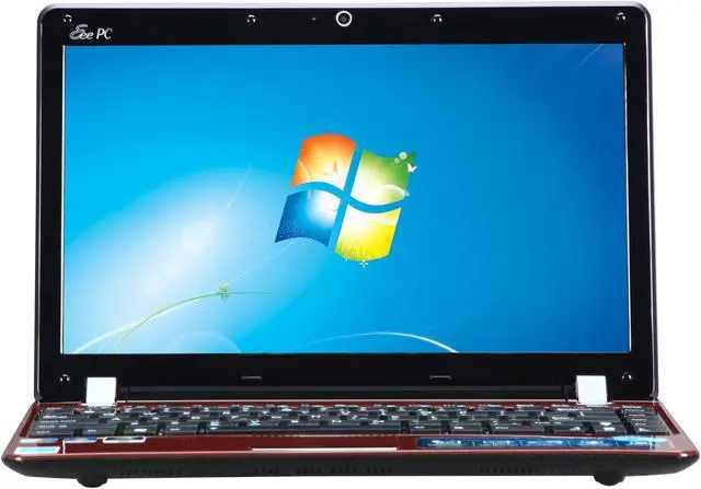 Alt view image 5 of 8 - ASUS Eee PC Seashell 1201PN-PU17-RD Red Intel Atom N450(1.66 GHz) 12.1" WXGA 2GB Memory 250GB HDD NetBook