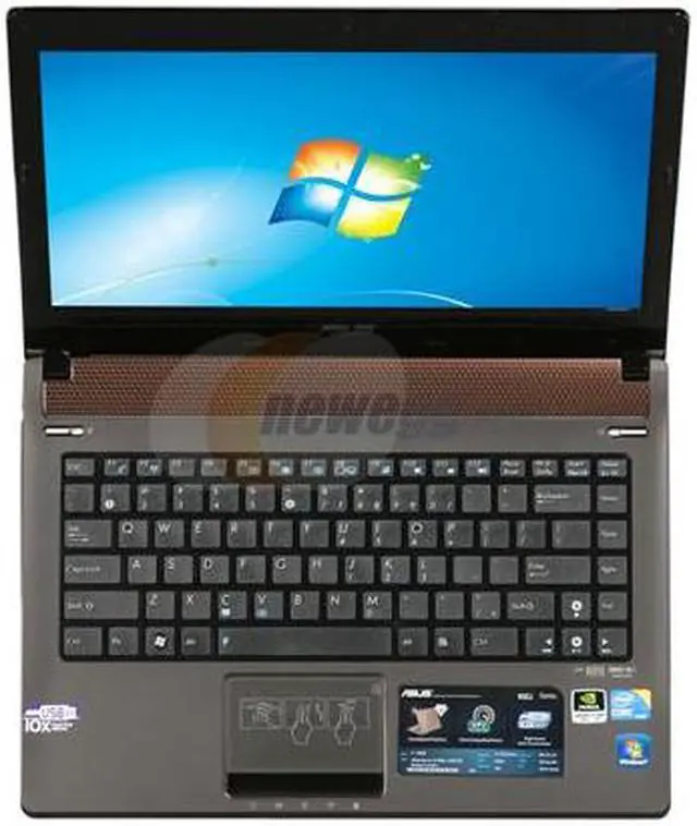 Alt view image 6 of 8 - ASUS Laptop Intel Core i7-720QM 4GB Memory 320GB HDD NVIDIA GeForce GT 335M 14.0" Windows 7 Home Premium 64-bit N82JQ-X1