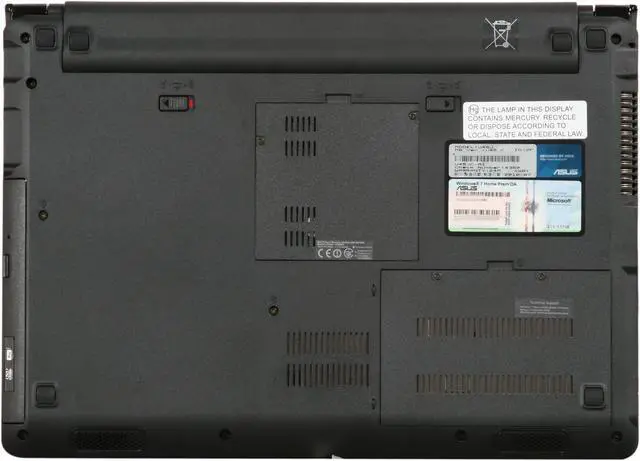Alt view image 7 of 8 - ASUS Laptop U45 Series Intel Core i3-370M 4GB Memory 500GB HDD NVIDIA GeForce 310M + Intel HD 14.0" Windows 7 Home Premium 64-bit U45JC-A1