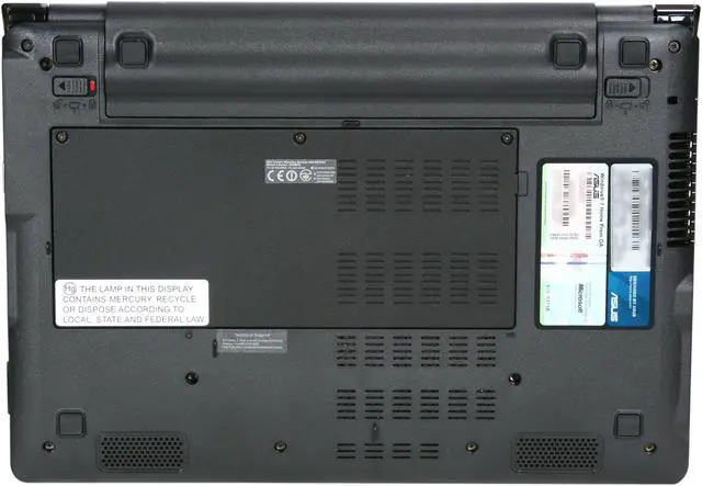 Alt view image 5 of 6 - ASUS Laptop UL20 Series Intel Core i3-330UM 2GB Memory 320GB HDD Intel GMA HD 12.1" Windows 7 Home Premium 64-bit UL20FT-A1