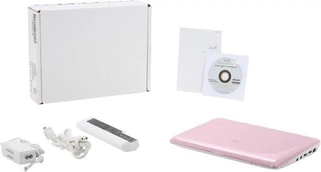Alt view image 7 of 7 - ASUS Eee PC 1005HAB-PIK003S Pink Intel Atom N270(1.60 GHz) 10.1" 1GB Memory 160GB HDD Netbook