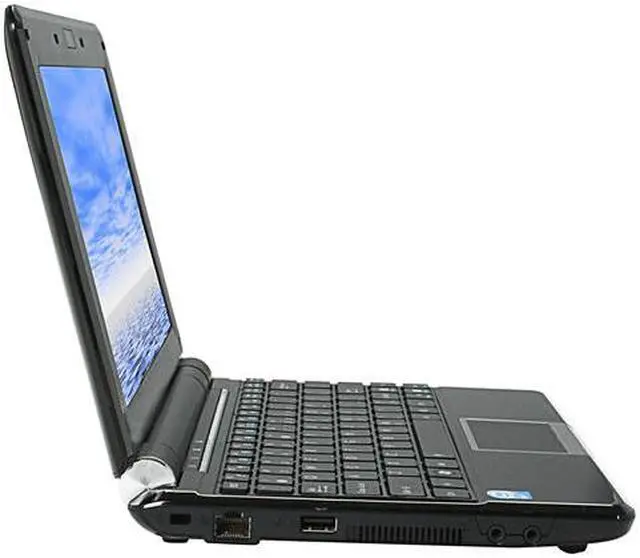 Alt view image 4 of 4 - ASUS Eee PC 1000HEB-BLK001X-FR Black Intel Atom N270(1.60 GHz) 10.1" 1GB DDR2 Memory 160GB HDD NetBook