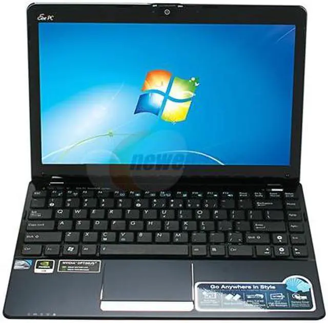 Alt view image 4 of 6 - ASUS Eee PC 1215N-PU17-BK Black Intel Atom D525(1.80GHz) Dual Core 12.1" WXGA 2GB Memory 250GB HDD NetBook