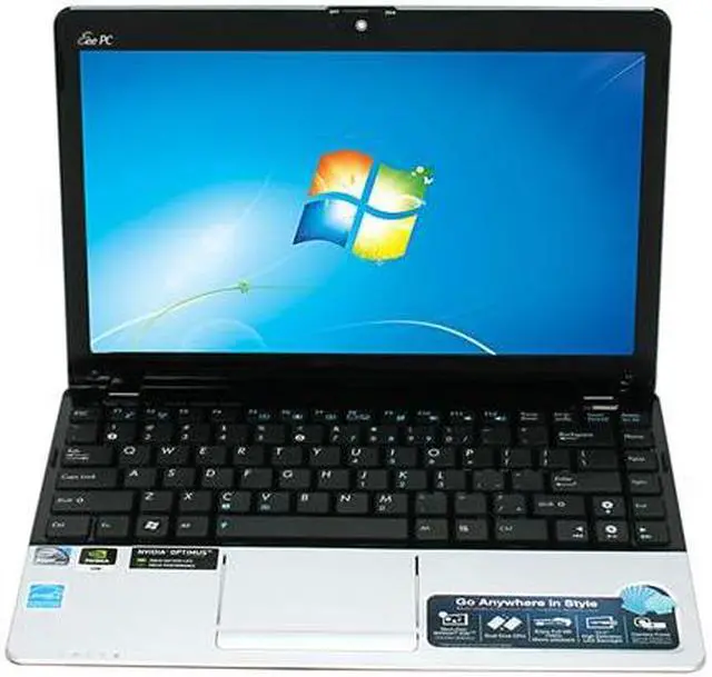 Alt view image 5 of 8 - ASUS Eee PC 1215N-PU17-SL Silver Intel Atom D525(1.80GHz) Dual Core 12.1" WXGA 2GB Memory 250GB HDD NetBook