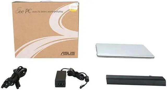 Alt view image 8 of 8 - ASUS Eee PC 1215N-PU17-SL Silver Intel Atom D525(1.80GHz) Dual Core 12.1" WXGA 2GB Memory 250GB HDD NetBook