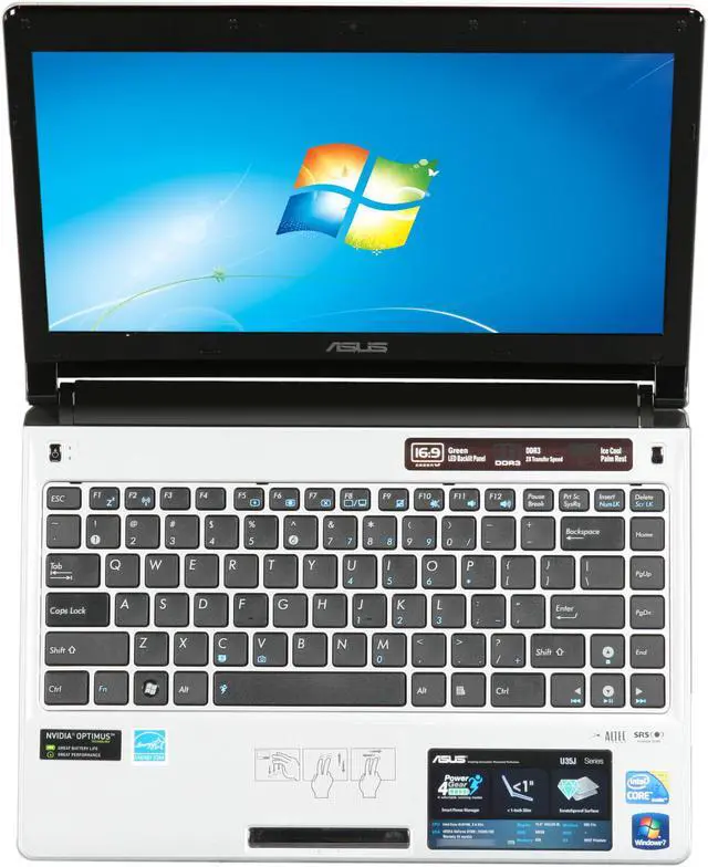 Alt view image 6 of 8 - ASUS Laptop U35 Series Intel Core i3-370M 4GB Memory 500GB HDD NVIDIA GeForce 310M + Intel HD 13.3" Windows 7 Home Premium 64-bit U35JC-A1
