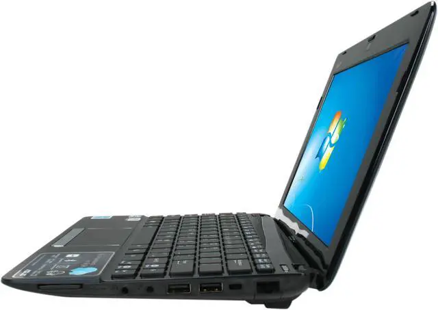 Alt view image 2 of 8 - ASUS Eee PC 1015PEM-PU17-BK Black Intel Atom Dual Core N550(1.50 GHz) 10.1" WSVGA 1GB Memory 250GB HDD Netbook