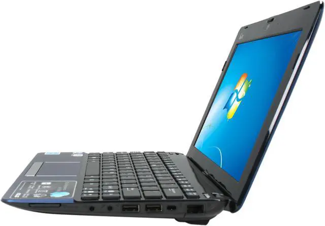Alt view image 2 of 7 - ASUS Eee PC 1015PEM-PU17-BU Blue Intel Atom N550(1.50GHz) Dual Core 10.1" WSVGA 1GB Memory 250GB HDD Netbook