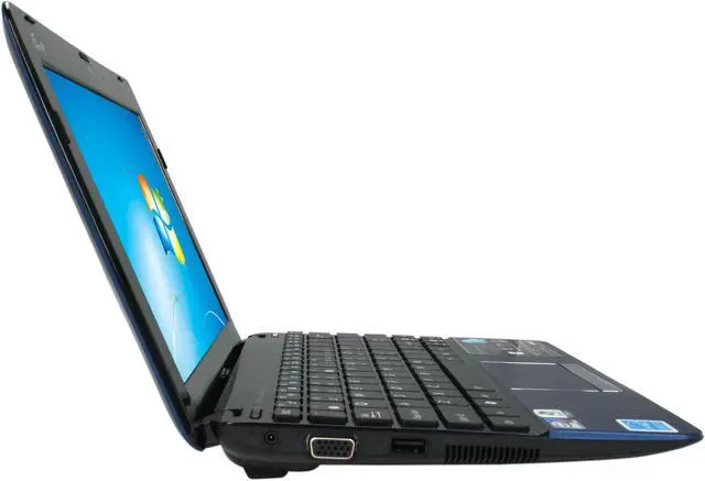 Alt view image 4 of 7 - ASUS Eee PC 1015PEM-PU17-BU Blue Intel Atom N550(1.50GHz) Dual Core 10.1" WSVGA 1GB Memory 250GB HDD Netbook