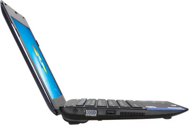 Alt view image 4 of 8 - ASUS Eee PC 1015PEM-MU17-BU Blue Intel Atom N550(1.50GHz) Dual Core 10.1" WSVGA 1GB Memory 250GB HDD Netbook
