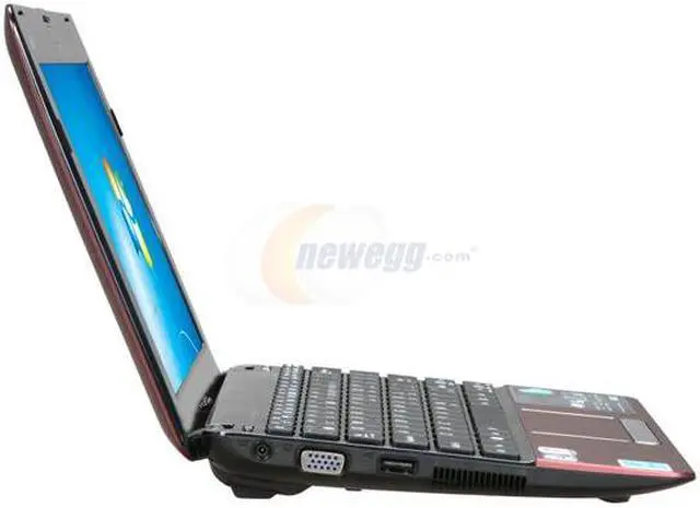 Alt view image 4 of 4 - ASUS Eee PC 1015PEM-MU17-RD Red Intel Atom N550(1.50GHz) Dual Core 10.1" WSVGA 1GB Memory 250GB HDD Netbook