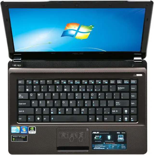 Alt view image 6 of 8 - ASUS Laptop K42 Series Intel Core i5-460M 4GB Memory 500GB HDD NVIDIA GeForce GT 335M w/ NVIDIA Optimus 14.0" Windows 7 Home Premium 64-bit K42JV-XN1