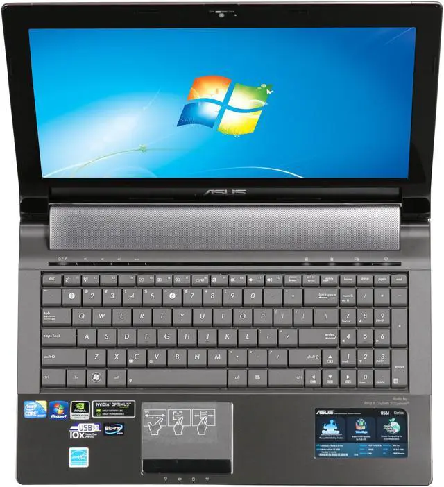 Alt view image 6 of 8 - ASUS Laptop Intel Core i5-460M 4GB Memory 500GB HDD NVIDIA GeForce GT 425M w/ NVIDIA Optimus 15.6" Windows 7 Home Premium 64-bit N53JF-XE1