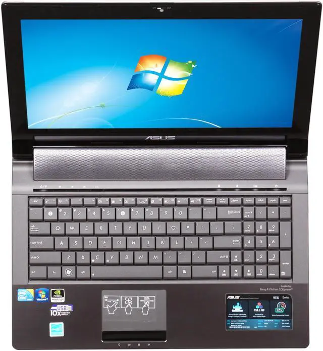 Alt view image 6 of 8 - ASUS Laptop Intel Core i7-740QM 4GB Memory 500GB HDD NVIDIA GeForce GT 425M 15.6" Windows 7 Home Premium 64-bit N53JQ-XV1