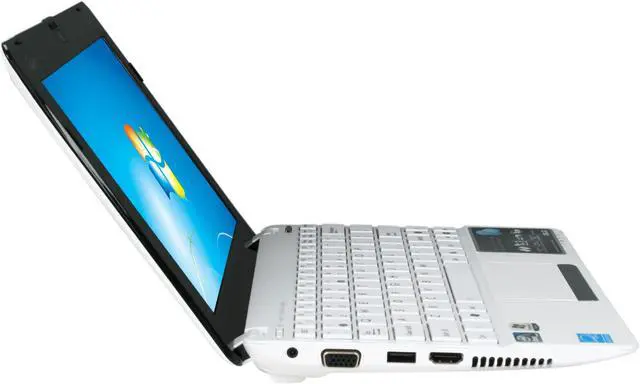 Alt view image 4 of 8 - ASUS Eee PC 1015PN-PU17-WT White Intel Atom N550(1.50GHz) Dual Core 10.1" WSVGA 1GB Memory 250GB HDD Netbook