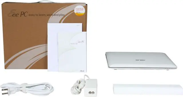 Alt view image 8 of 8 - ASUS Eee PC 1015PN-PU17-WT White Intel Atom N550(1.50GHz) Dual Core 10.1" WSVGA 1GB Memory 250GB HDD Netbook