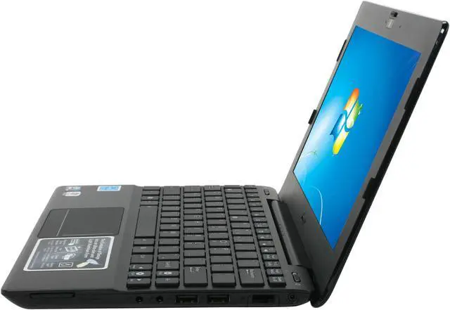 Alt view image 2 of 6 - ASUS Eee PC 1018PB-BK801 Black Intel Atom N450(1.66 GHz) 10.1" 1GB DDR2 Memory 160GB HDD Netbook