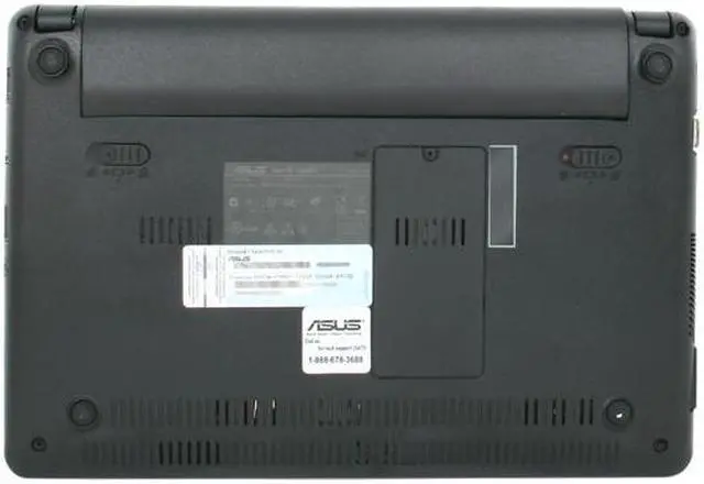 Alt view image 7 of 7 - ASUS Eee PC 1001PX-EU17-BK Black Intel Atom N450(1.66 GHz) 10.1" WSVGA 1GB Memory 160GB HDD Netbook