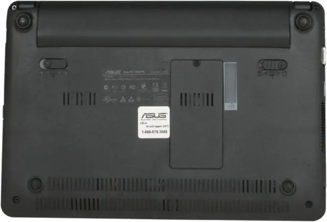 Alt view image 7 of 8 - ASUS Eee PC 1001PX-MU20-BK Black Intel Atom N450(1.66 GHz) 10.1" WSVGA 1GB Memory 160GB HDD Netbook