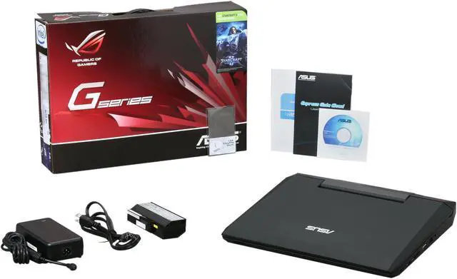 Alt view image 8 of 8 - ASUS Laptop G Series Intel Core i7-740QM 4GB Memory 500GB HDD NVIDIA GeForce GTX 460M 15.6" Windows 7 Home Premium 64-bit G53JW-XN1