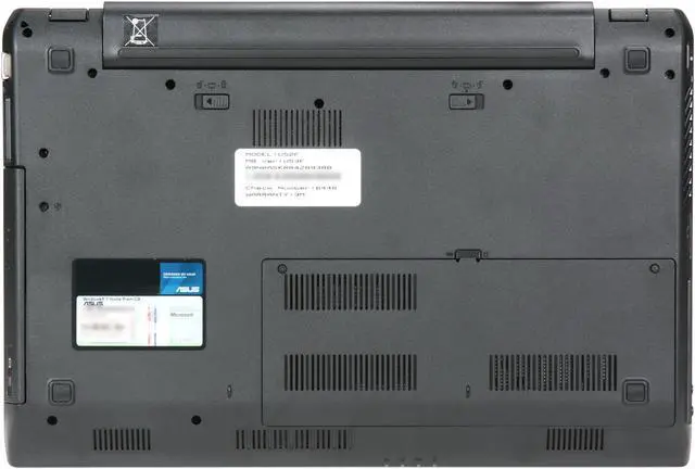 Alt view image 7 of 8 - ASUS Laptop U52 Series Intel Core i3-350M 4GB Memory 500GB HDD Intel HD Graphics 15.6" Windows 7 Home Premium 64-bit U52F-BBL5