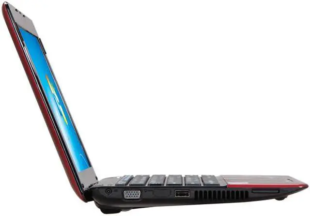 Alt view image 4 of 8 - ASUS Eee PC 1215P-MU17-RD Red Intel Atom N550(1.50 GHz) 12.1" WXGA 1GB DDR3 Memory 250GB HDD NetBook