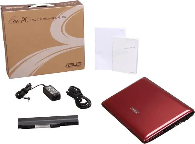 Alt view image 8 of 8 - ASUS Eee PC 1215P-MU17-RD Red Intel Atom N550(1.50 GHz) 12.1" WXGA 1GB DDR3 Memory 250GB HDD NetBook
