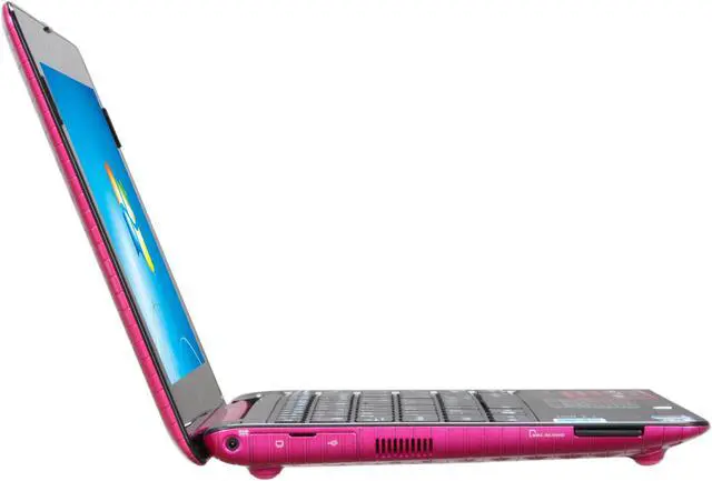 Alt view image 4 of 8 - ASUS Eee PC 1008P-KR-PU27-PI Pink Intel Atom N550(1.50 GHz) 10.1" WSVGA 2GB Memory 320GB HDD Netbook