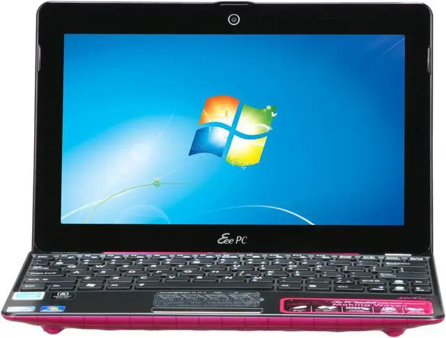Alt view image 5 of 8 - ASUS Eee PC 1008P-KR-PU27-PI Pink Intel Atom N550(1.50 GHz) 10.1" WSVGA 2GB Memory 320GB HDD Netbook