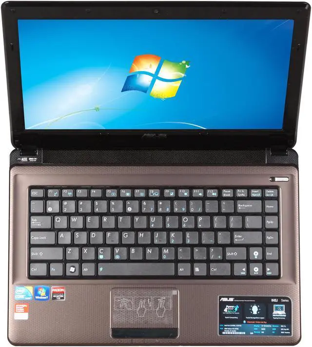 Alt view image 6 of 8 - ASUS Laptop K42 Series Intel Core i5-480M 4GB Memory 500GB HDD AMD Radeon HD 6470M 14.0" Windows 7 Home Premium 64-bit K42JY-A1