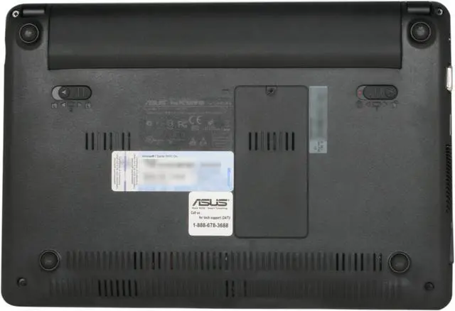 Alt view image 7 of 8 - ASUS Eee PC 1001PXD-EU17-BK Black Intel Atom N455(1.66 GHz) 10.1" WSVGA 1GB Memory 250GB HDD Netbook