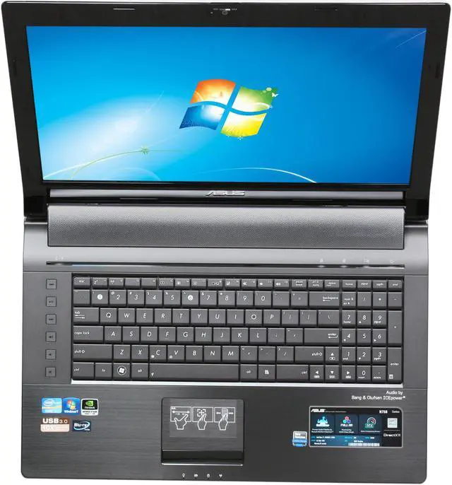 Alt view image 6 of 8 - ASUS Laptop N73 Series Intel Core i7-2630QM 6GB Memory 640GB HDD NVIDIA GeForce GT 540M 17.3" Windows 7 Home Premium 64-bit N73SV-A1