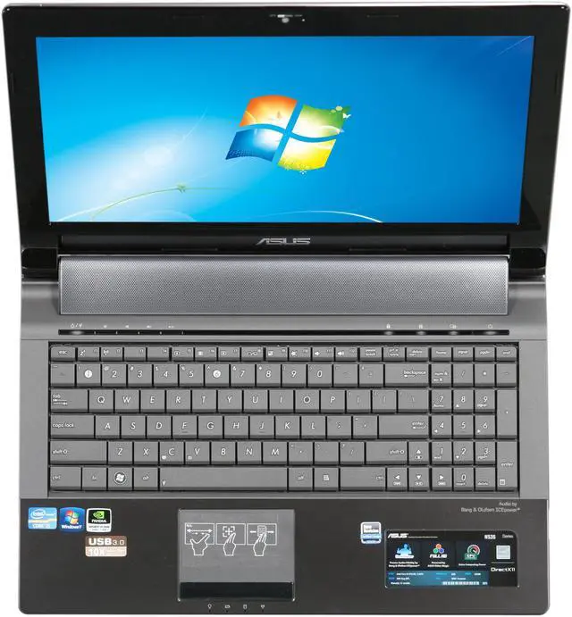Alt view image 6 of 8 - ASUS Laptop N53 Series Intel Core i5-2410M 4GB Memory 640GB HDD NVIDIA GeForce GT 550M 15.6" Windows 7 Home Premium 64-bit N53SN-XV1