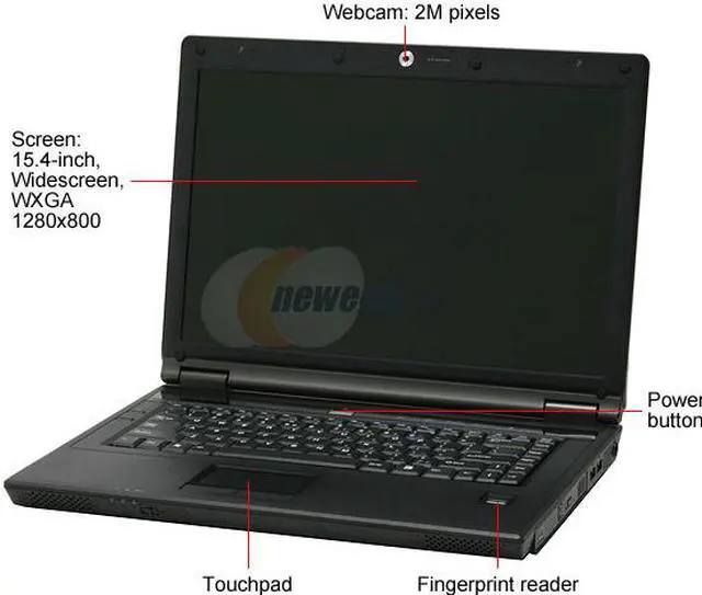 Alt view image 2 of 13 - ABS Laptop MAYHEM M Series Intel Core 2 Duo T7500 2GB Memory 160GB HDD NVIDIA GeForce 8600M GT 15.4" Windows Vista Home Premium M86-751