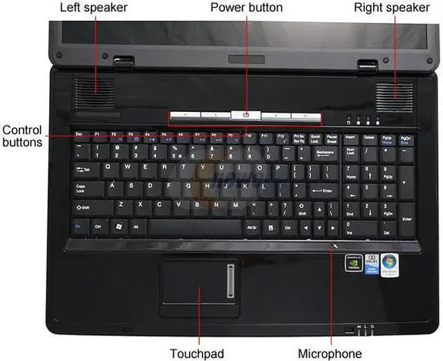Alt view image 4 of 18 - iBUYPOWER Laptop Intel Core 2 Duo T7500 2GB Memory 120GB HDD NVIDIA GeForce 8600M GT 17.0" Windows Vista Home Premium CRZ-97