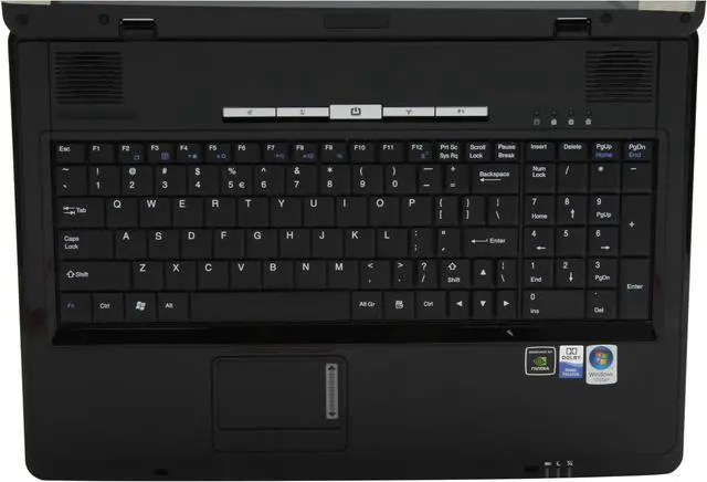 Alt view image 17 of 19 - iBUYPOWER Laptop Intel Core 2 Duo T7700 2GB Memory 160GB HDD NVIDIA GeForce 8600M GT 17.0" Windows Vista Home Premium CRZ-99